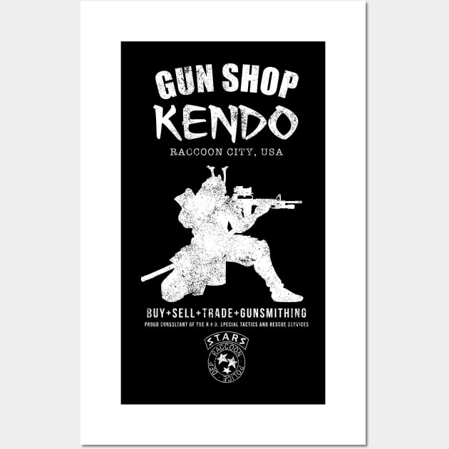 Kendo Gun Shop Wall Art by CCDesign